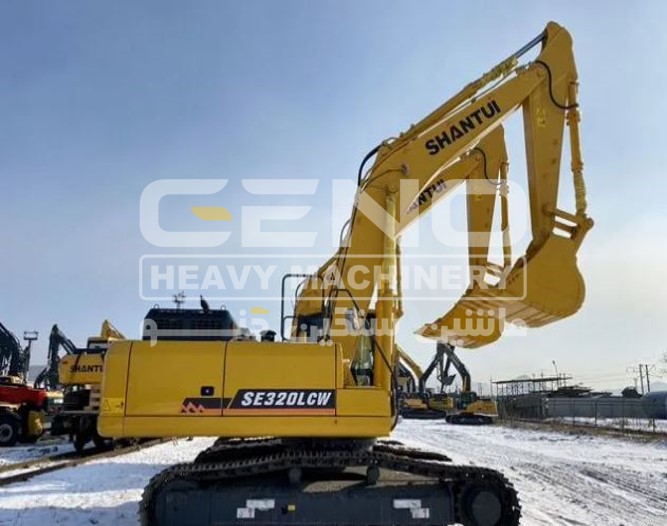 بیل مکانیکی SE320LCW شانتویی گنو